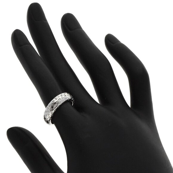 HERMES 18k White Gold Ring #50 - Picture 6 of 10